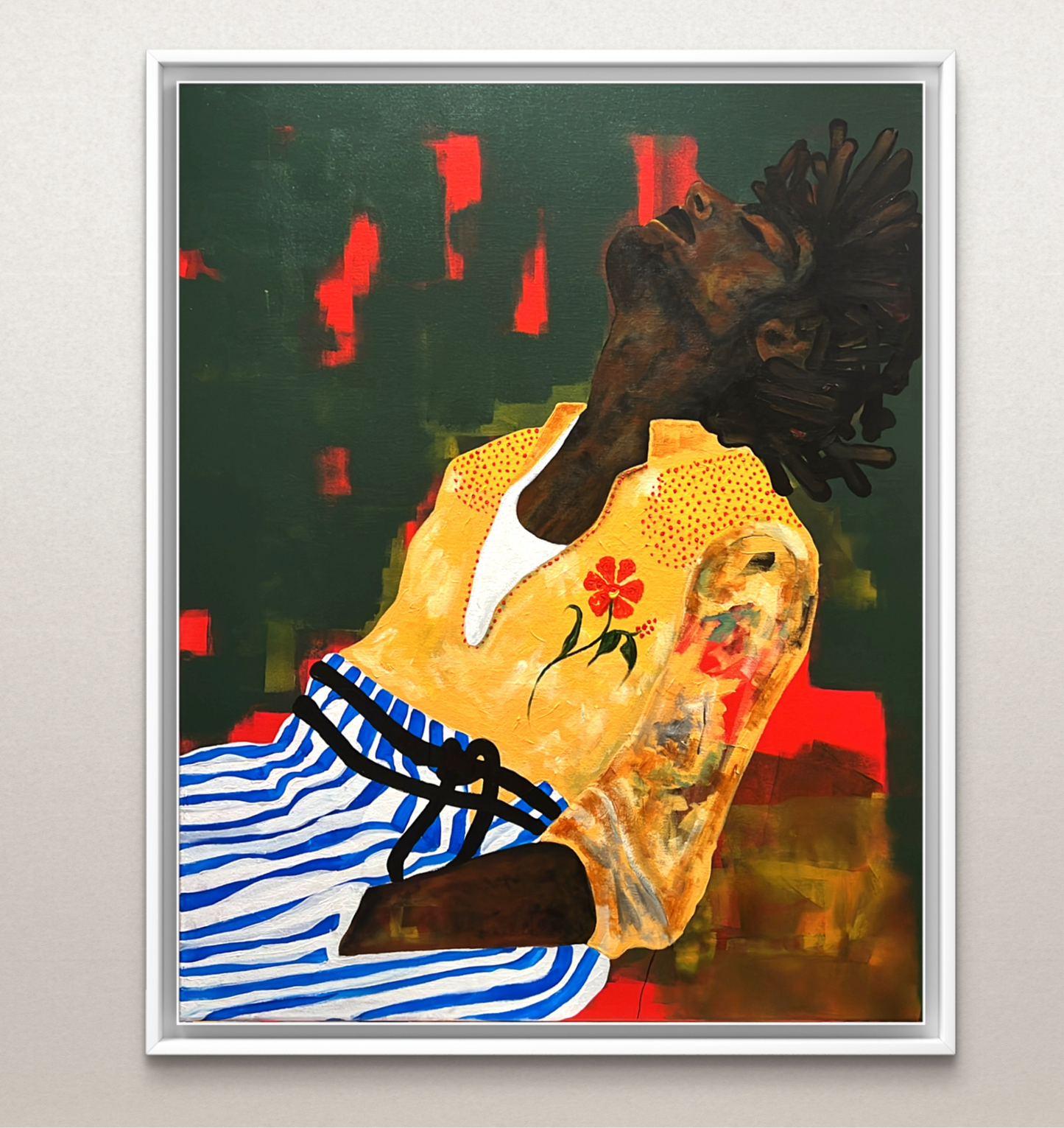 Expressive Portrait Painting – Lost in Reverie by Frechaut Kilas.